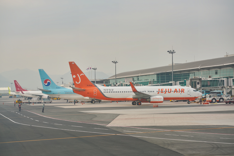 Gimhae Airport is a focus city for Jeju Air, among other carriers.
